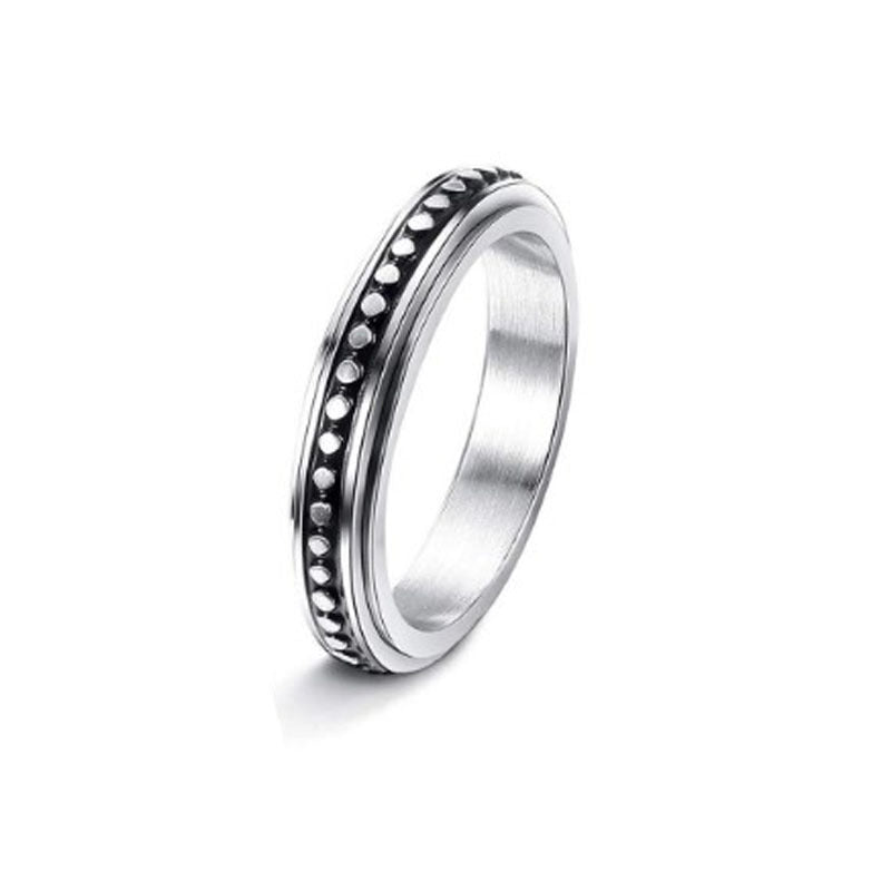 Stainless Steel Rotatable Spinner Ring Moon Stars Relieve Anxiety Rings | Feel anxiety free with these Rings