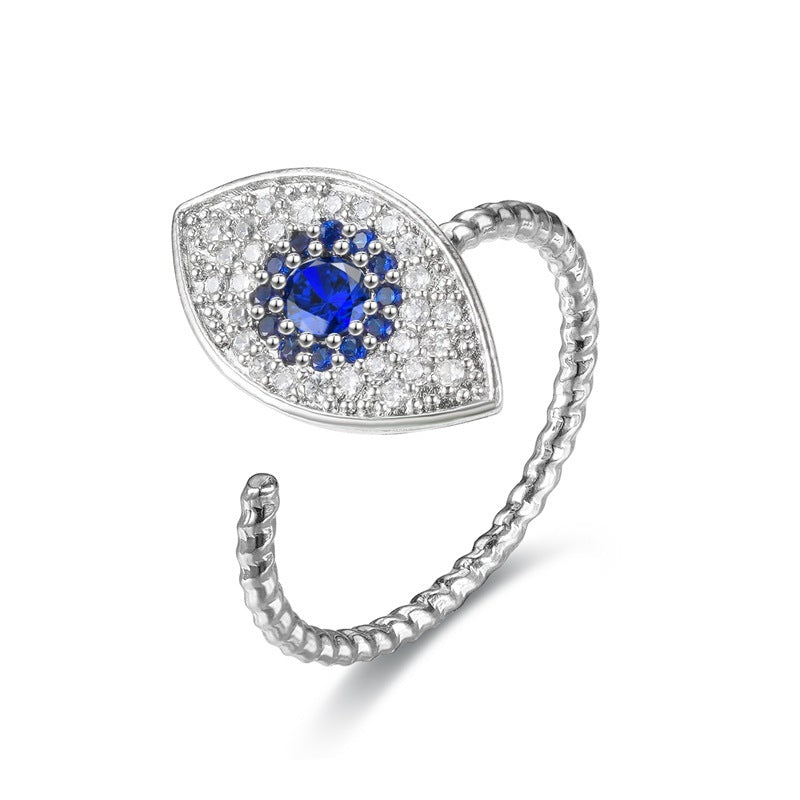 Turnable Rings Eyes Flowers Anxiety Rings For Women Fidget Spinner Ring Jewelry | Feel anxiety free with these Rings